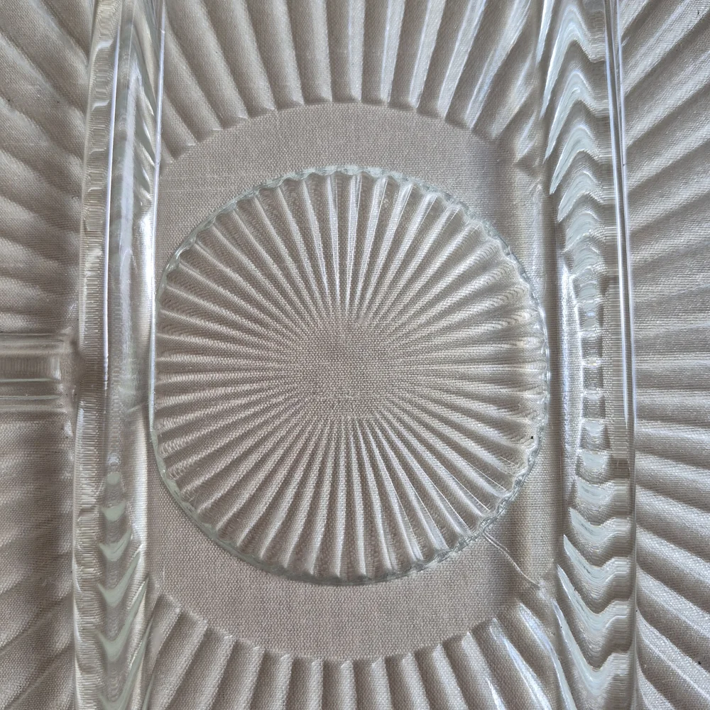 Indiana Glass 4 Section Divided Dish 10